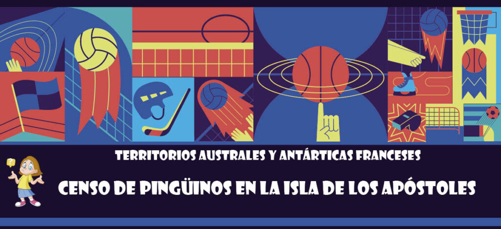 Curiosidad de Territorios Australes y Antárticas Franceses: Censo de pingüinos en la isla de los Apóstoles