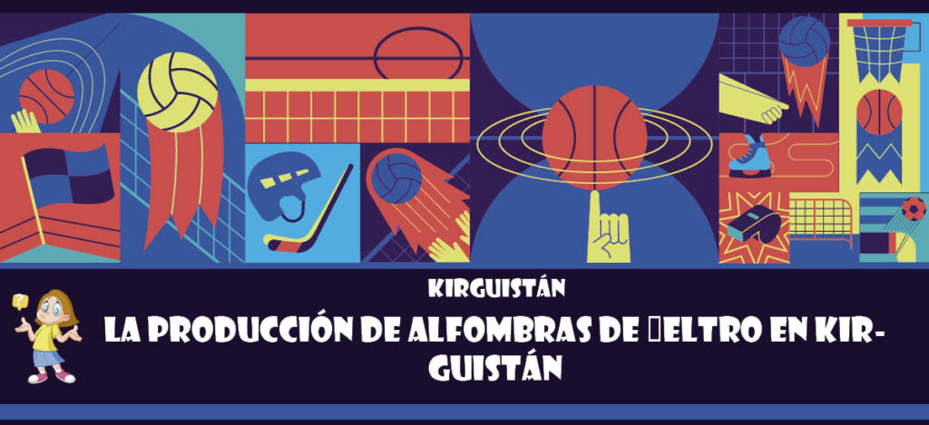 Curiosidad de Kirguistán: La producción de alfombras de fieltro en Kirguistán