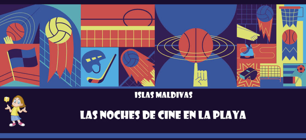 Curiosidad de Islas Maldivas: Las noches de cine en la playa