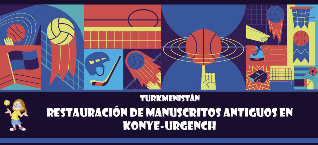 Curiosidad de Turkmenistán: Restauración de manuscritos antiguos en Konye-Urgench